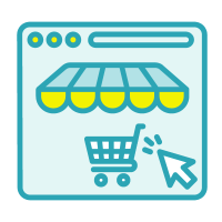 ECサイトのイメージイラスト