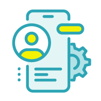 モバイルアプリのイメージイラスト